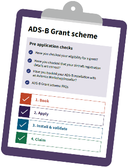 Steps for ADS-B grant scheme