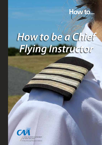 How to be a Chief Flying Instructor GAP booklet