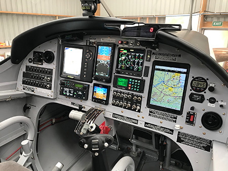 Cockpit of an 0800 series Cresco